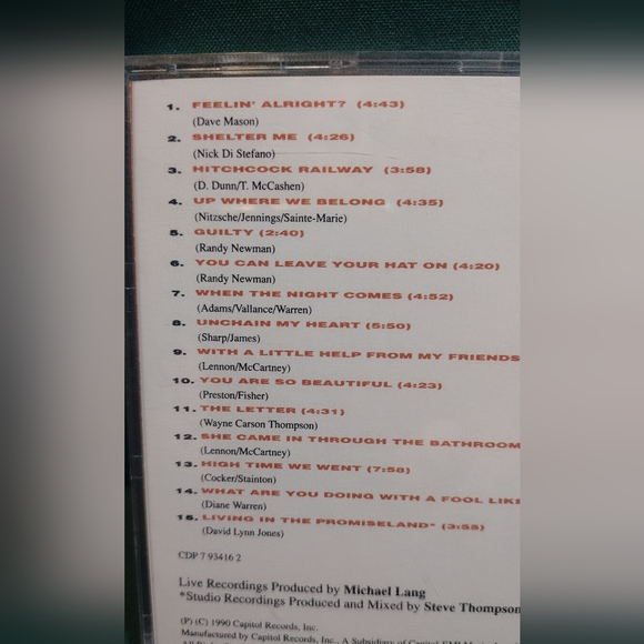 ⭐ BOGO ⭐ Joe Cocker CD ( LIVE ) - Picture 3 of 4